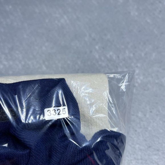 CLUB ROOM STRIPED FLEECE HALF ZIP MOCK NECK SWEATER MEN’S LARGE GRAY/WHITE NWT - Picture 10 of 10